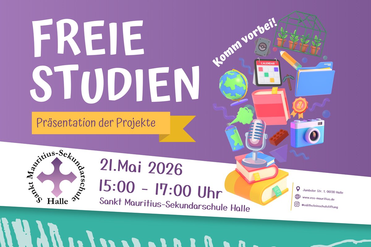 Titelbild für Beitrag: Einladung: Projektpräsentationen der Freien Studien am 21. Mai 2026