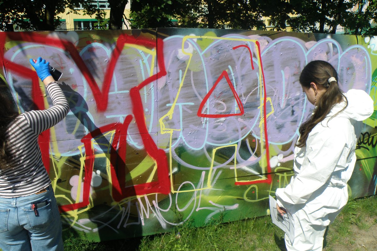 Titelbild für Beitrag: Impressionen aus den AGs: Graffiti-AG