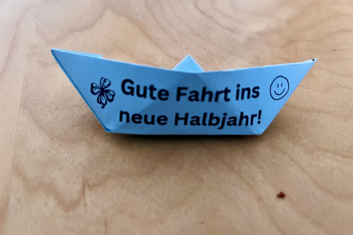 Titelbild für Beitrag: „Gute Fahrt ins neue Halbjahr!“
