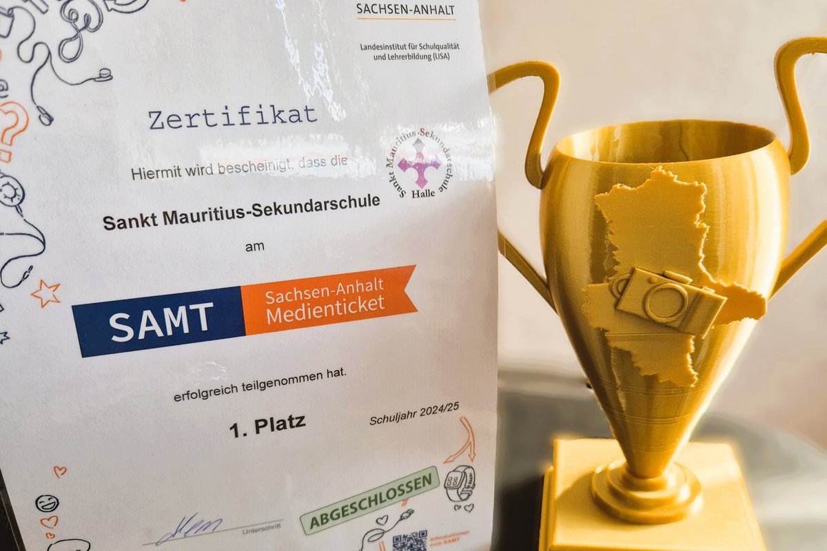 Titelbild für Beitrag: 1. Platz beim Medienticket Sachsen-Anhalt (SAMT)